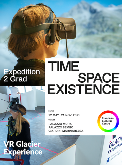 Expedition 2 Grad und VR Glacier Experience an der Architekturbiennale Venedig 2021.