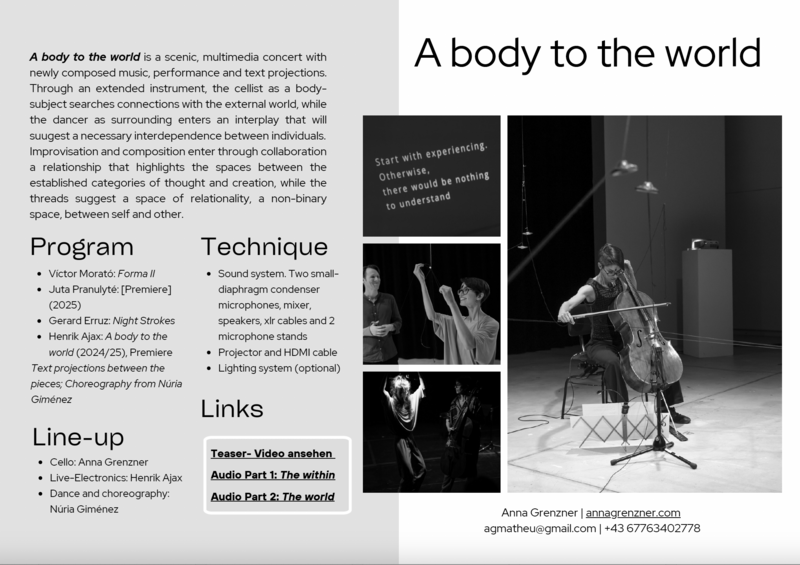 [Translate to English:] Portfolio CAS Creation & Scenario in Music (One Pager)