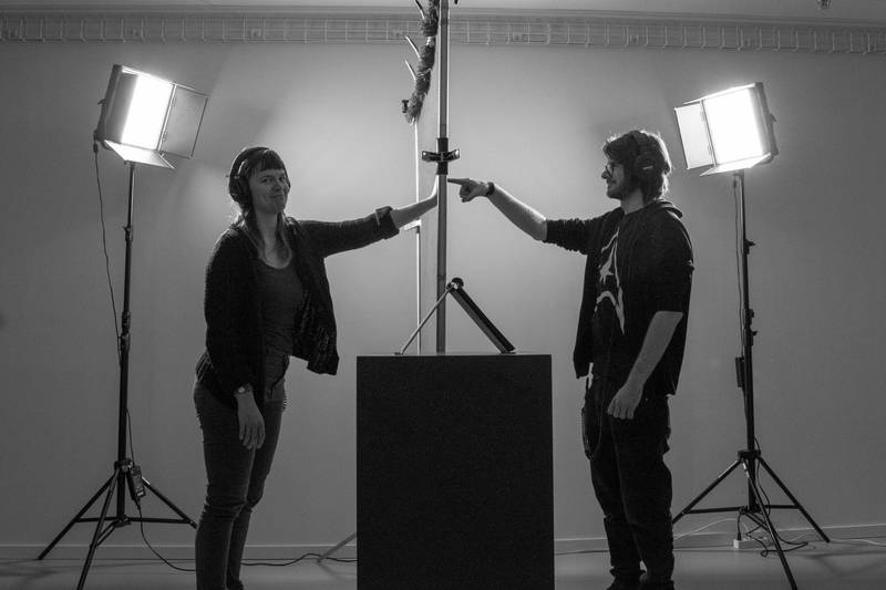 The game “UNCURTAINTY” by Léa Coquoz und Manuel Wirth.
