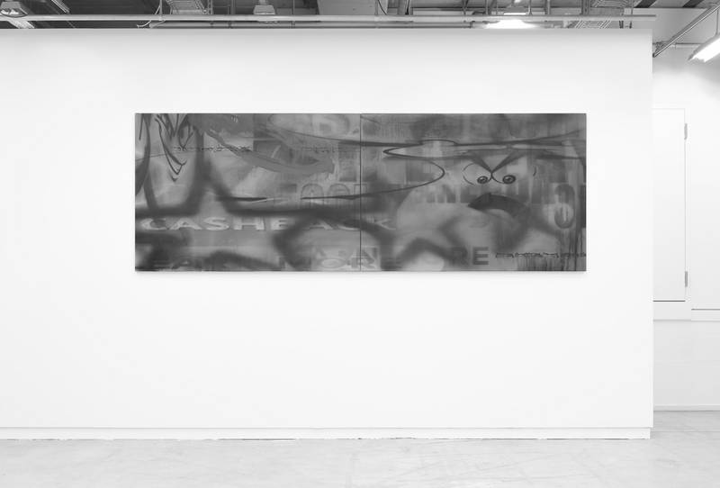 CASHBACK 2025 Acryl auf Leinwand 140 x 400 cm