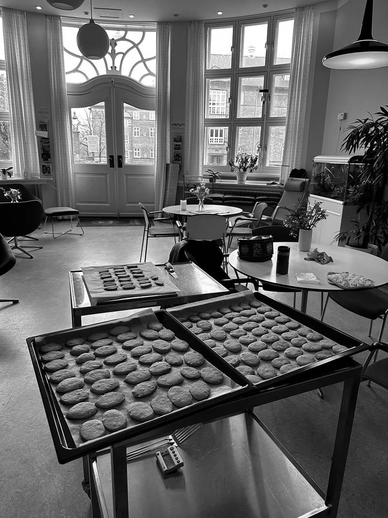 The smell of newly baked cookies in the common room. Fieldwork at The Palliativ Department at Bisbebjeg Hospital, Denmark. (2024) 
