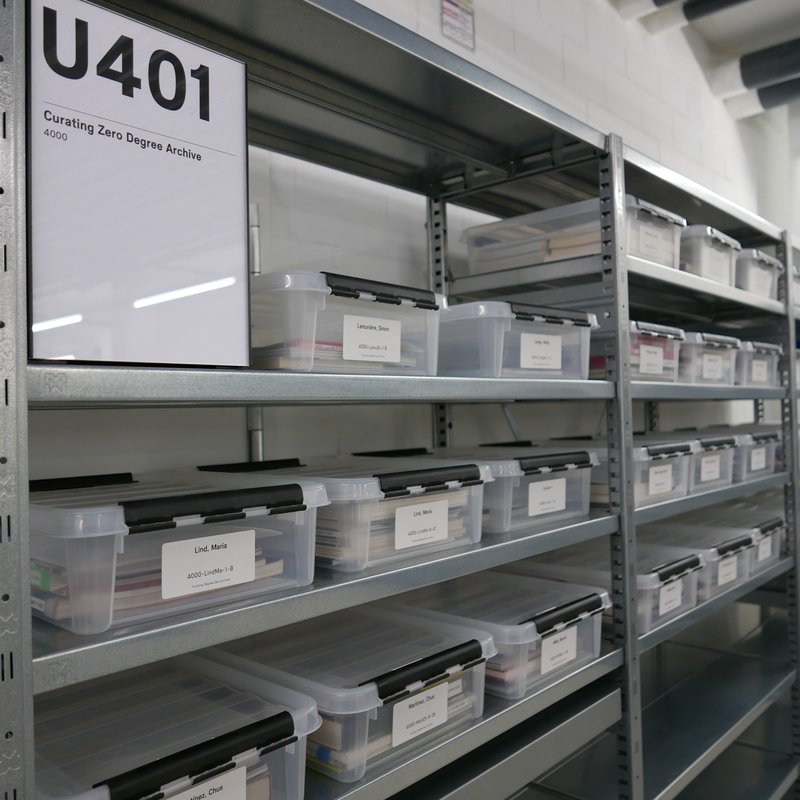 Curating Degree Zero Archive, Elke Neumann, © ZHdK MIZ