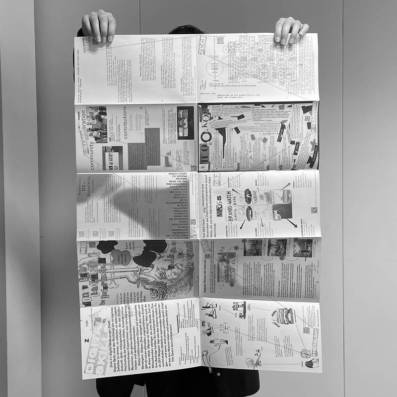 Zine #1: Digital Skills an der ZHdK — Rückseite