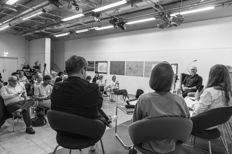 CEF 24 – Discussion Panel – Simon Grand, Gabriela Devaud, Xanthi Skoulariki, Rodrigo Esmela, Photo: Johannes Dietschi, © ZCCE