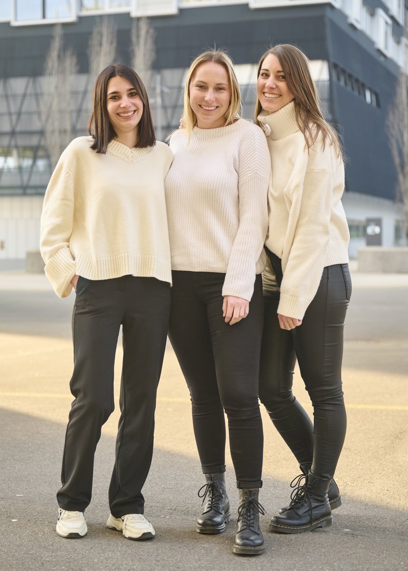 [Translate to English:] Testimonials Atmospheric Design Larissa, Nadine, Lorena