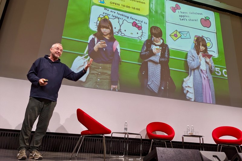 Patrik Rohr an der Strategic Design Lecture der ZHdK