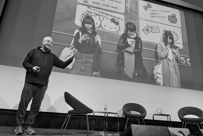 Patrik Rohr an der Strategic Design Lecture der ZHdK