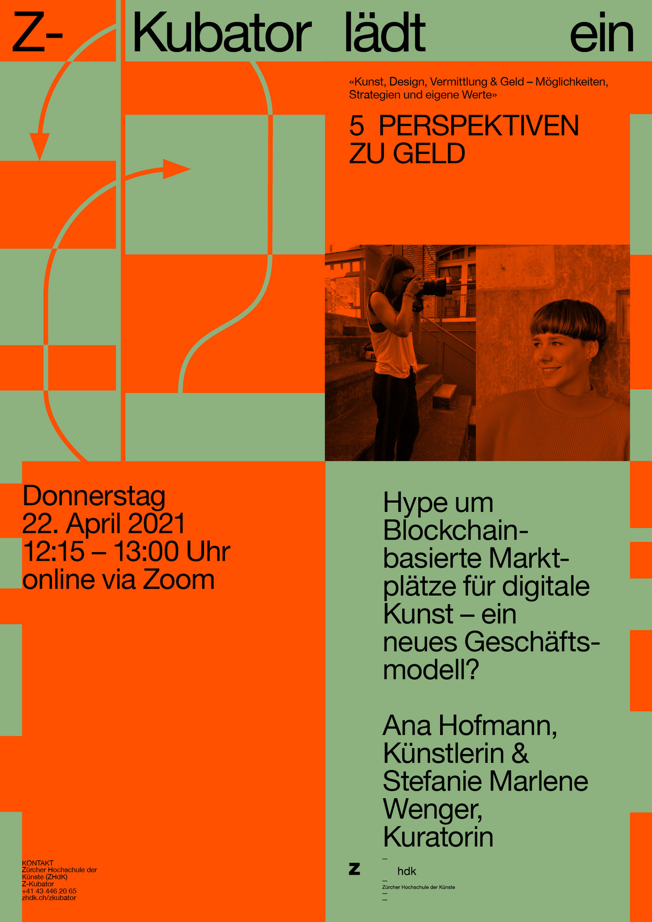 Poster of the Lunch Talk series of the Z-Kubator