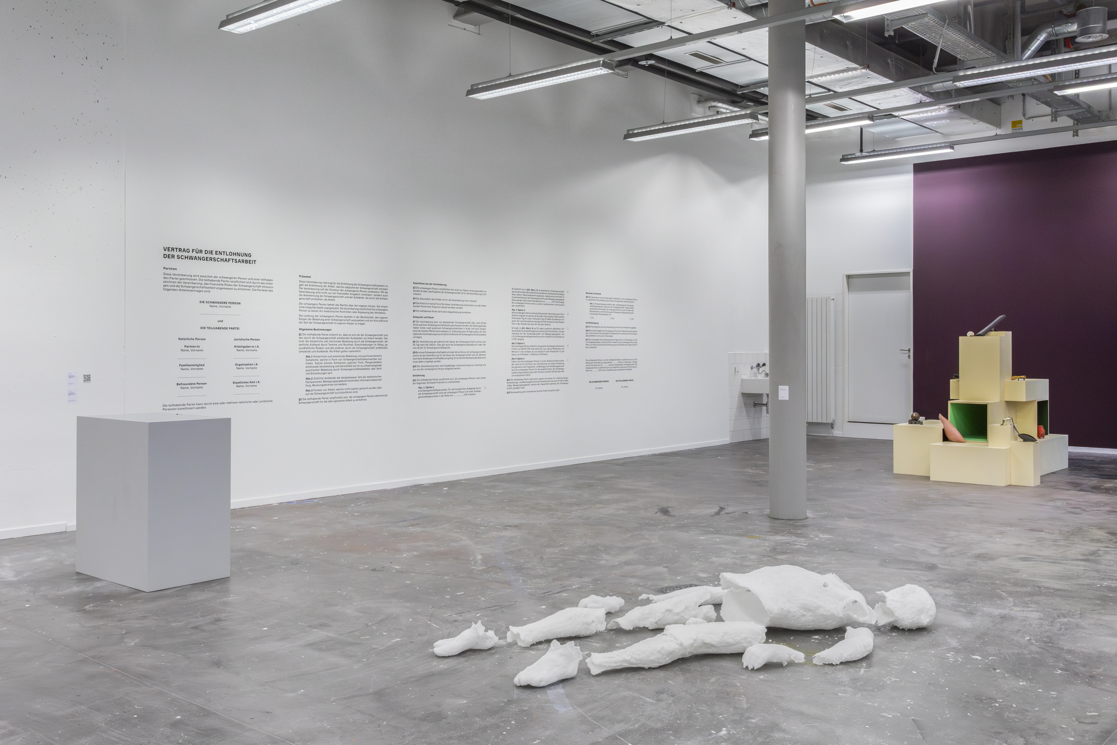 BA Fine Arts Diploma Exhibition 2025, exhibition view. Photo by Oliver Kümmerli