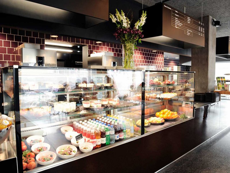 Photo: Meals displayed in the ZHdK cantine