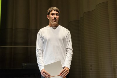 Linus Maurmann, SDA-Award, Picture by Johannes Dietschi (ZHdK)
