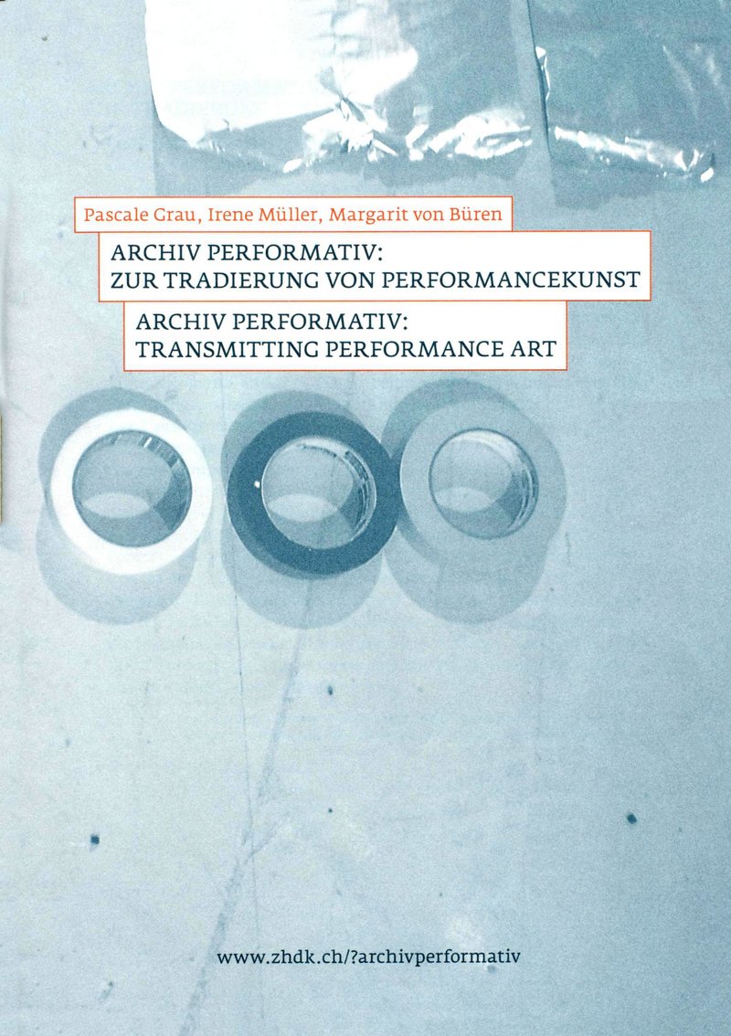 Cover: «archiv performativ»
