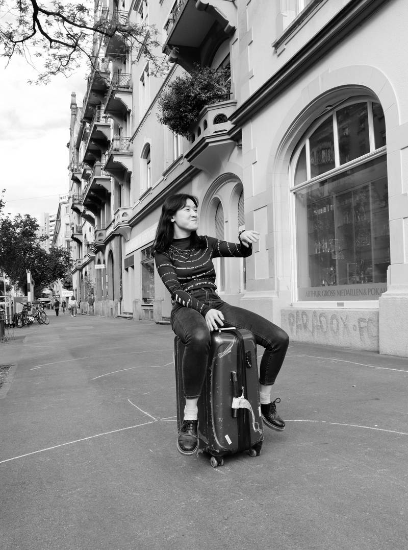 Ice Wongs Performance «Permanently Unlanded» am 4.5.2024 im Rahmen des ACT Festivals beim Kulturfolger am Zürcher Idaplatz. Fotos © Luis Schmidlin / Raphael Sigel, Laila Kaletta