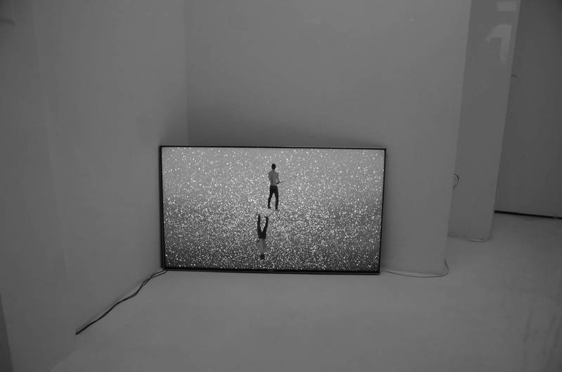 Bild: Bildschirm in Ausstellung