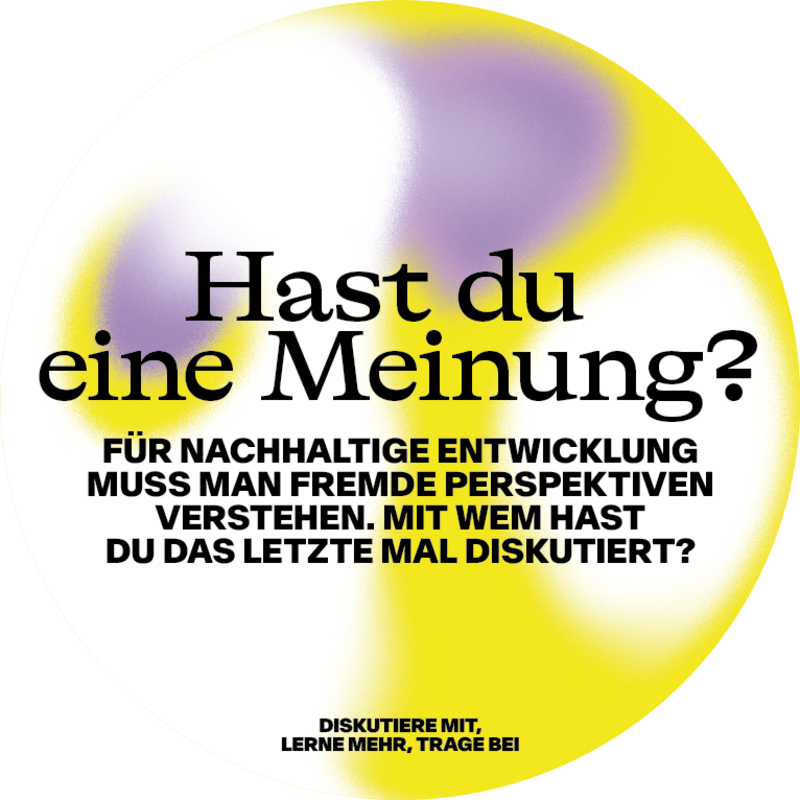 Hast du eine Meinung?