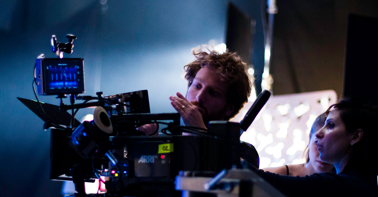 [Translate to English:] Photo of a film production scene