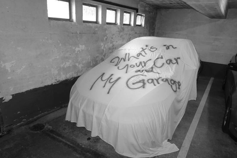 The diploma project «What’s In Your Car And My Garage: politics in domestic space» from the Master's Major in Visual Communication.
