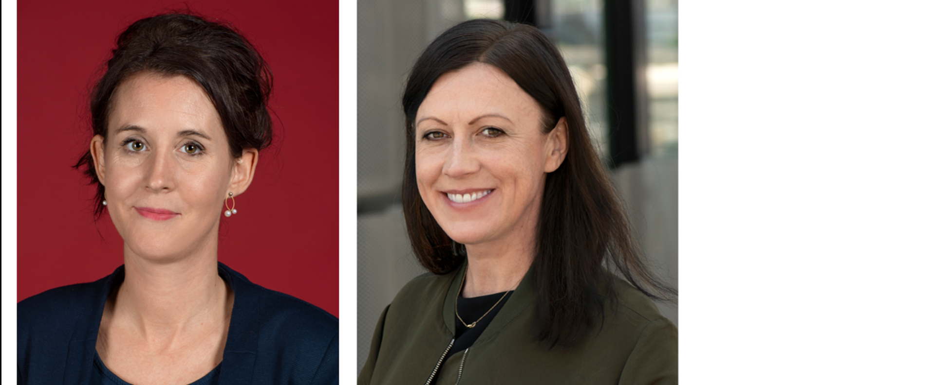 Porträt Florence Balthasar, Leiterin Geschäftsstelle Internationales, Prof. Swetlana Heger, Leiterin Dossier Internationales