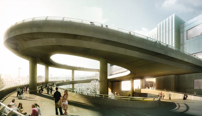 Image: Simulation of the Toni Campus (view from north)