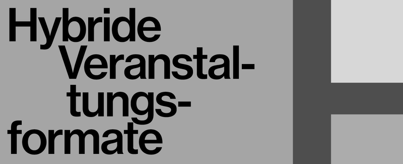Titelbild «Hybride Veranstaltungsformate»