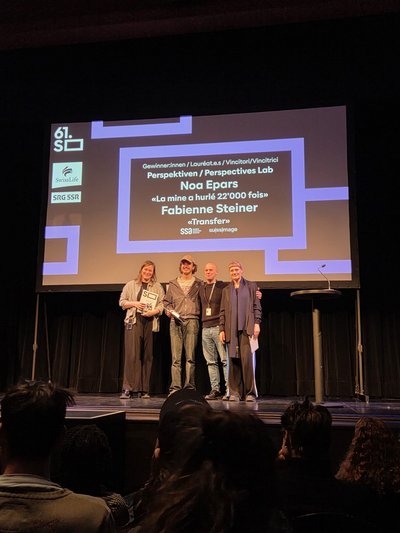 «Perspektiven Lab»-Gewinnerin Fabienne Steiner mit Team.