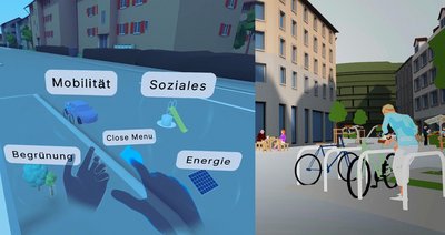 Design your city: A virtual reality experience for sustainable urban spaces