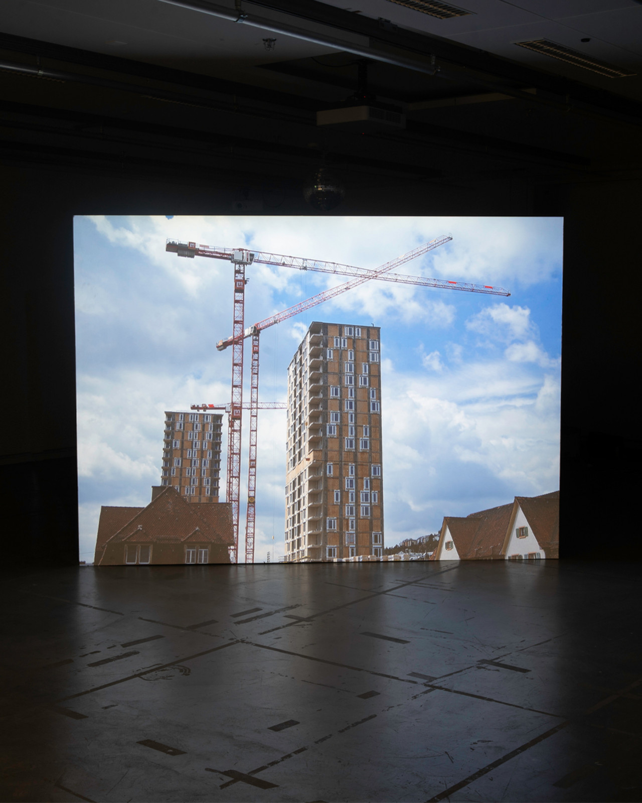 THE FUTURE IS NOT SET IN STONE 2024 Video loop, stereo, 8'00'', projection on wall 280cm x 200cm