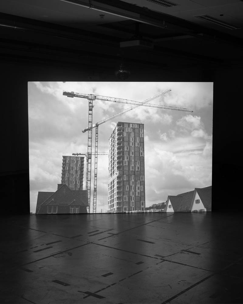 THE FUTURE IS NOT SET IN STONE 2024 Video loop, stereo, 8'00'', projection on wall 280cm x 200cm