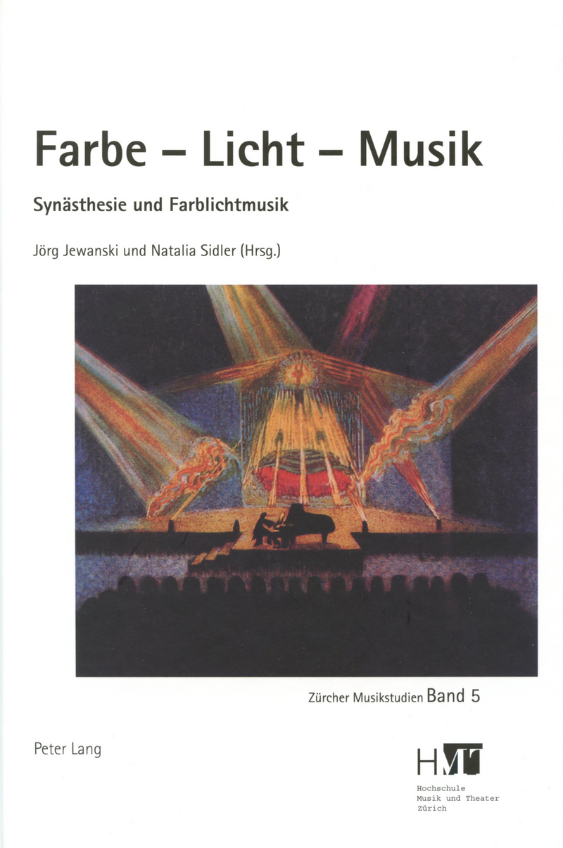 Cover der Publikation «Farbe – Licht – Musik. Synästhesie und Farblichtmusik»
