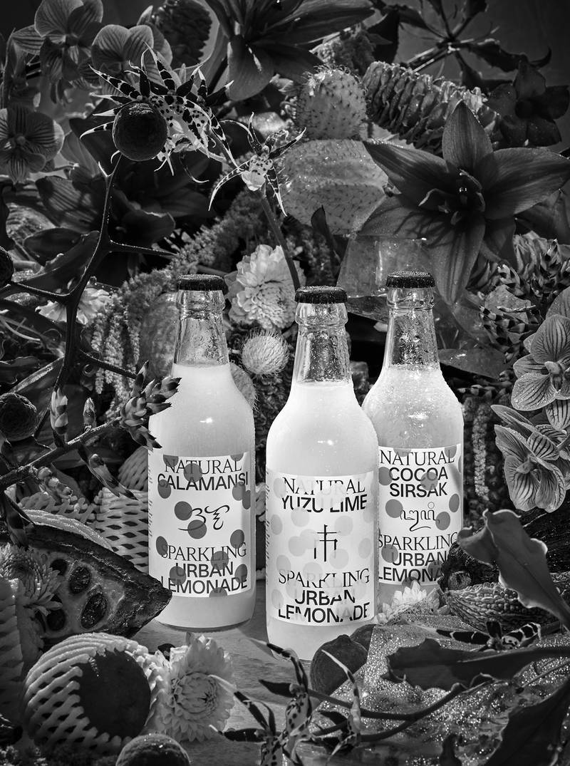 The three Urban Lemonade flavours.