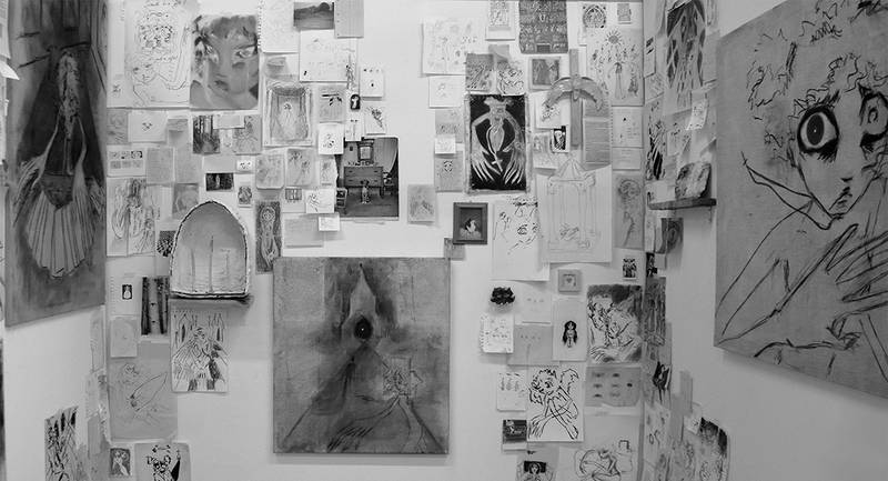 HOLY BELLS BETWEEN WHISPERS 2024 Mixed Media  233 x 214 x 160 cm