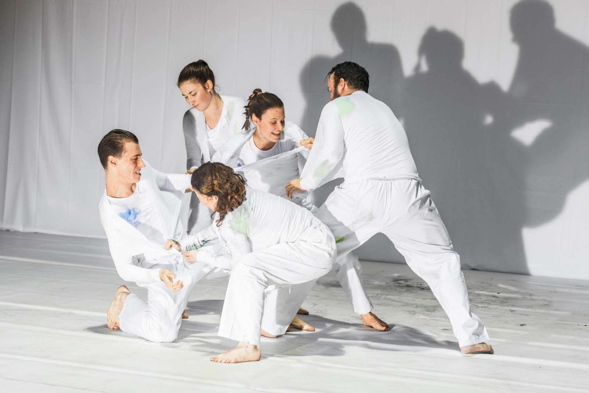Bild: Studierende bei einer Performance