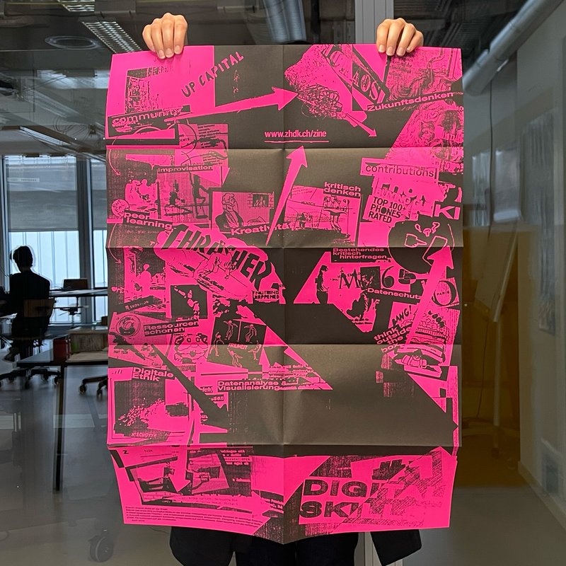 Zine #1: Digital Skills an der ZHdK — Frontseite