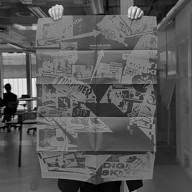 Zine #1: Digital Skills an der ZHdK — Frontseite