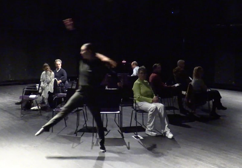 Performance »Beginnings and Endings – Study I«. Videostill: Andreas Bergsland
