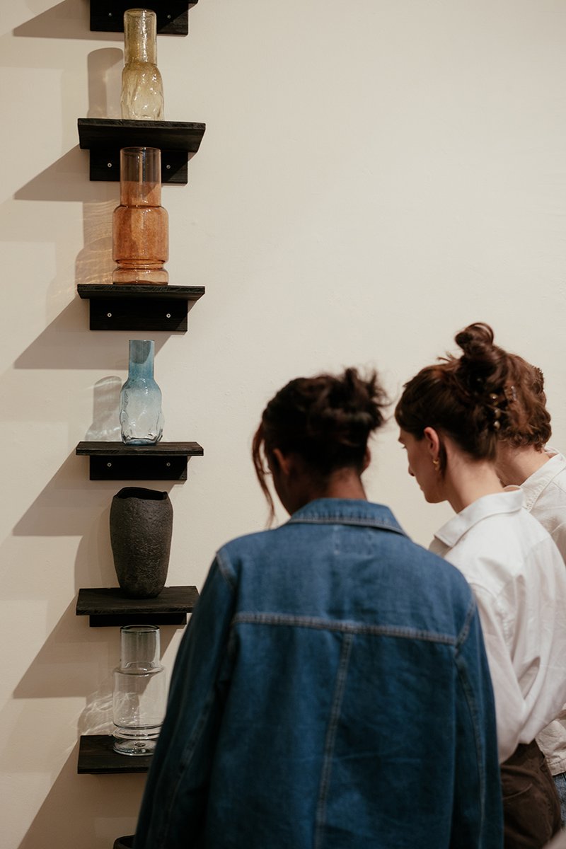 Vernissage NEWKAMMER II: Present Positions, Atelier Righini-Fries, Zürich, April 2026. Bild © Gabriel Bienz