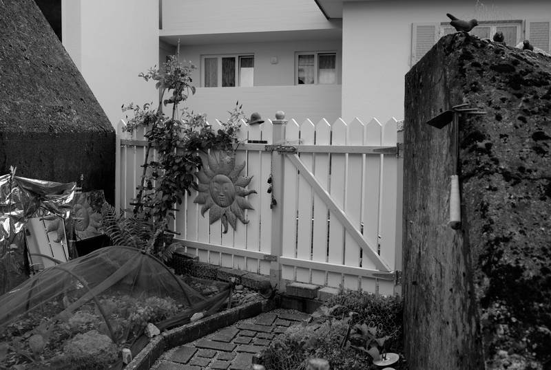 [Translate to English:] Garten in Gebenstorf, SNF-Forschungsprojekt «Materialisierte Erinnerungen (in) der Landschaft», Bild: Florian Wegelin, CC BY-NC-SA 4.0