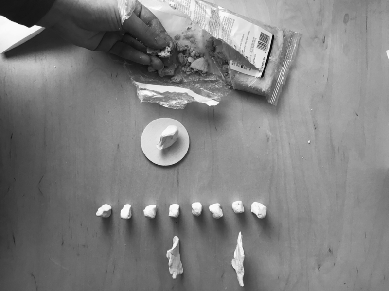 Model of the planned exhibition of Janset Aljarrah, a scholarship holder from Abkhazia, at ZHdK as part of the Learning from Inequality project funded by Movetia. (Photo:Janset Aljarrah)