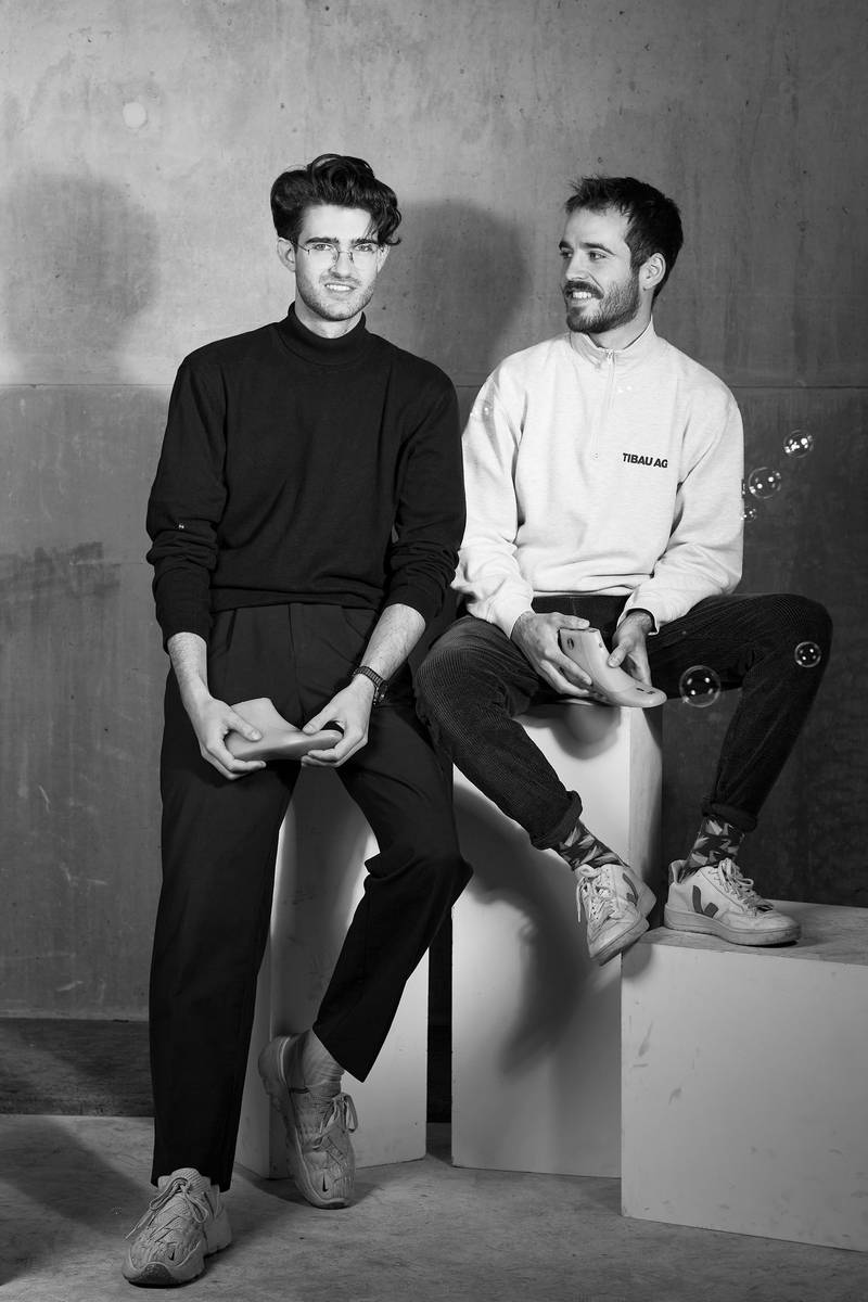 Industrial Design Alumni Thibaut Wenger & Narada Zürrer. 
