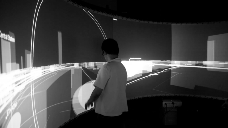 Image from the project "Sonorama", Immersive Lab, ZHdK