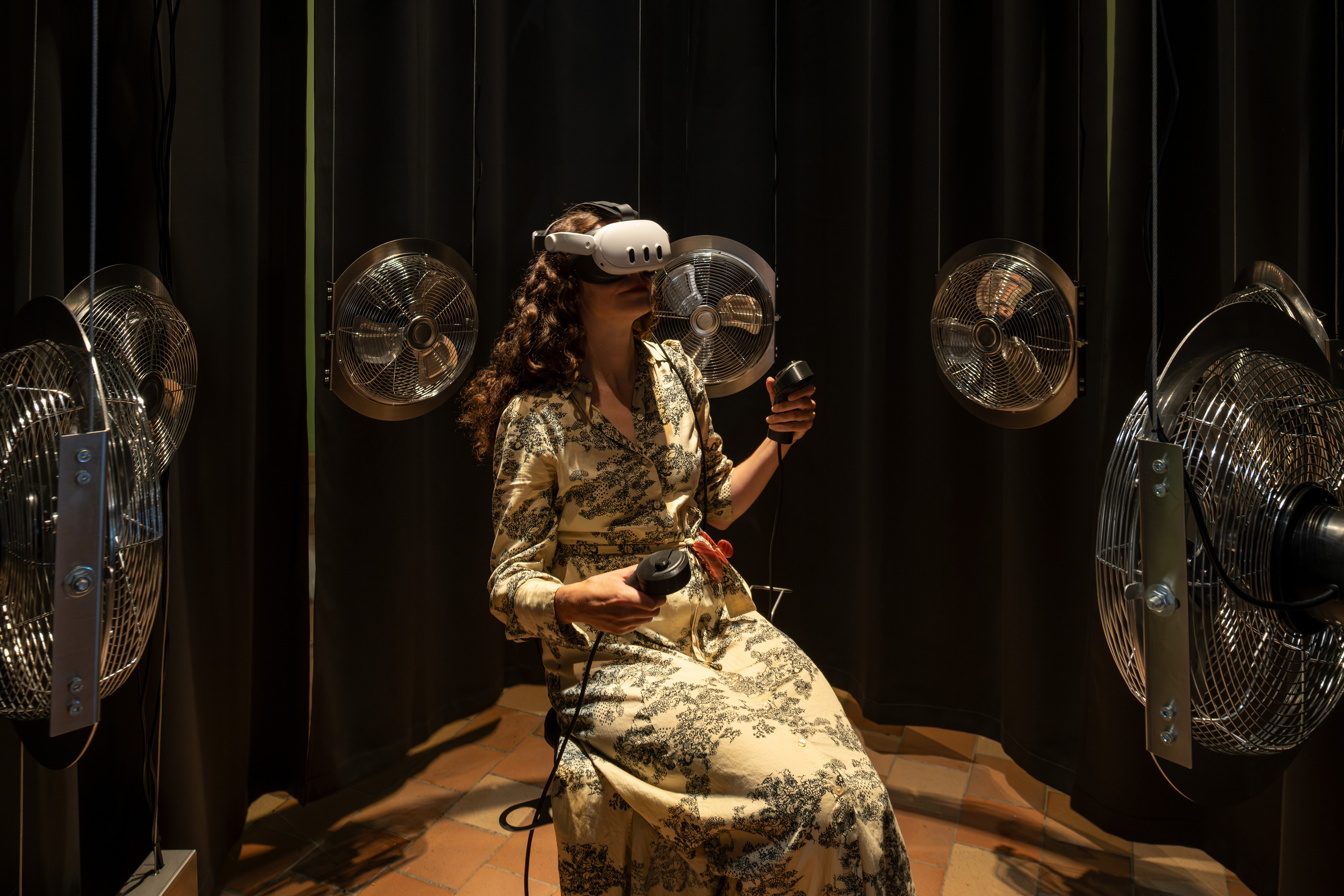 Set-up von «Spinne sein» an der Vernissage. © Museum für Gestaltung.