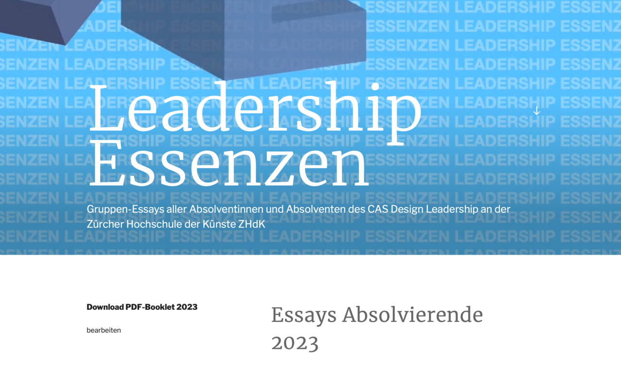 Publikation 2023: Leadership Essenzen