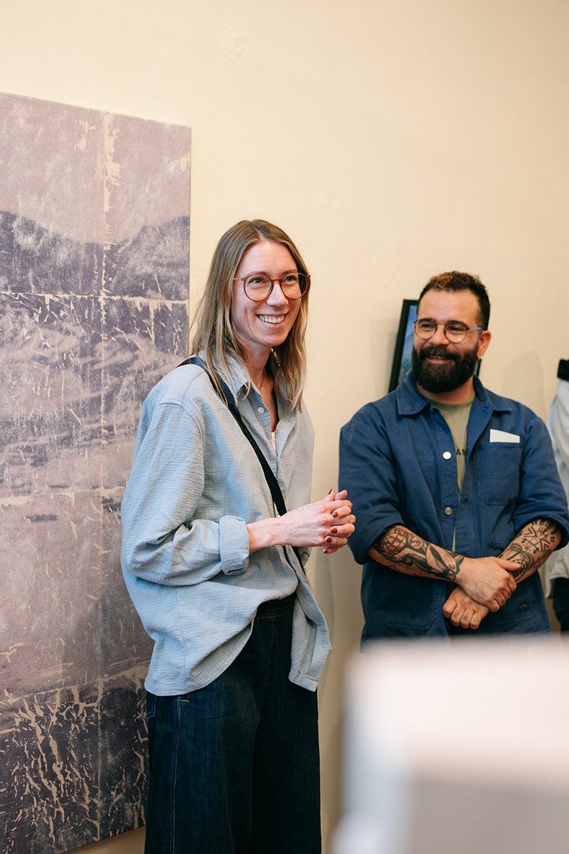 Opening NEWKAMMER II: Present Positions, Atelier Righini-Fries, Zurich, April 2026. Image © Gabriel Bienz