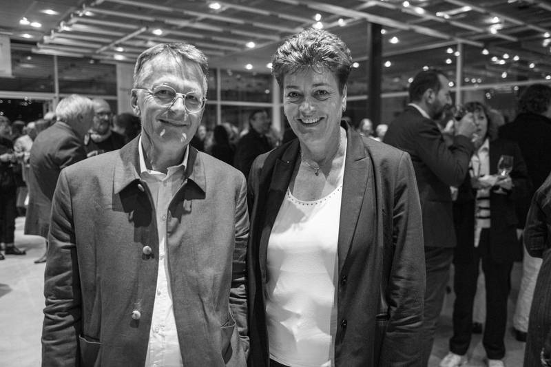 Foto: Thomas D. Meier und Bildungsdirektorin Silvia Steiner