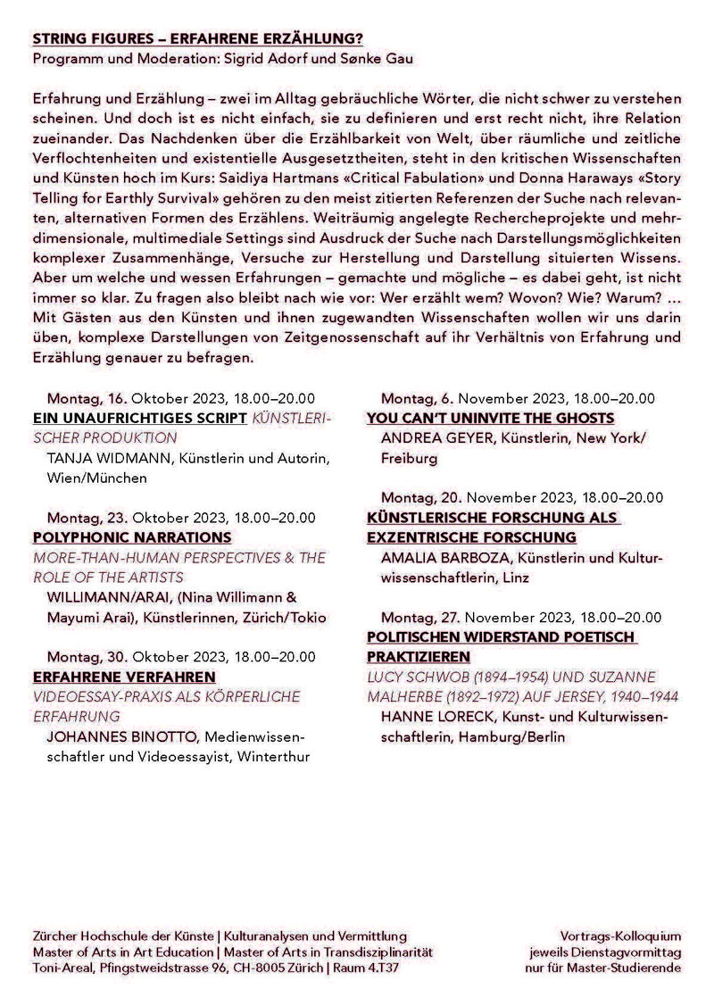 String figures Flyer_Programm