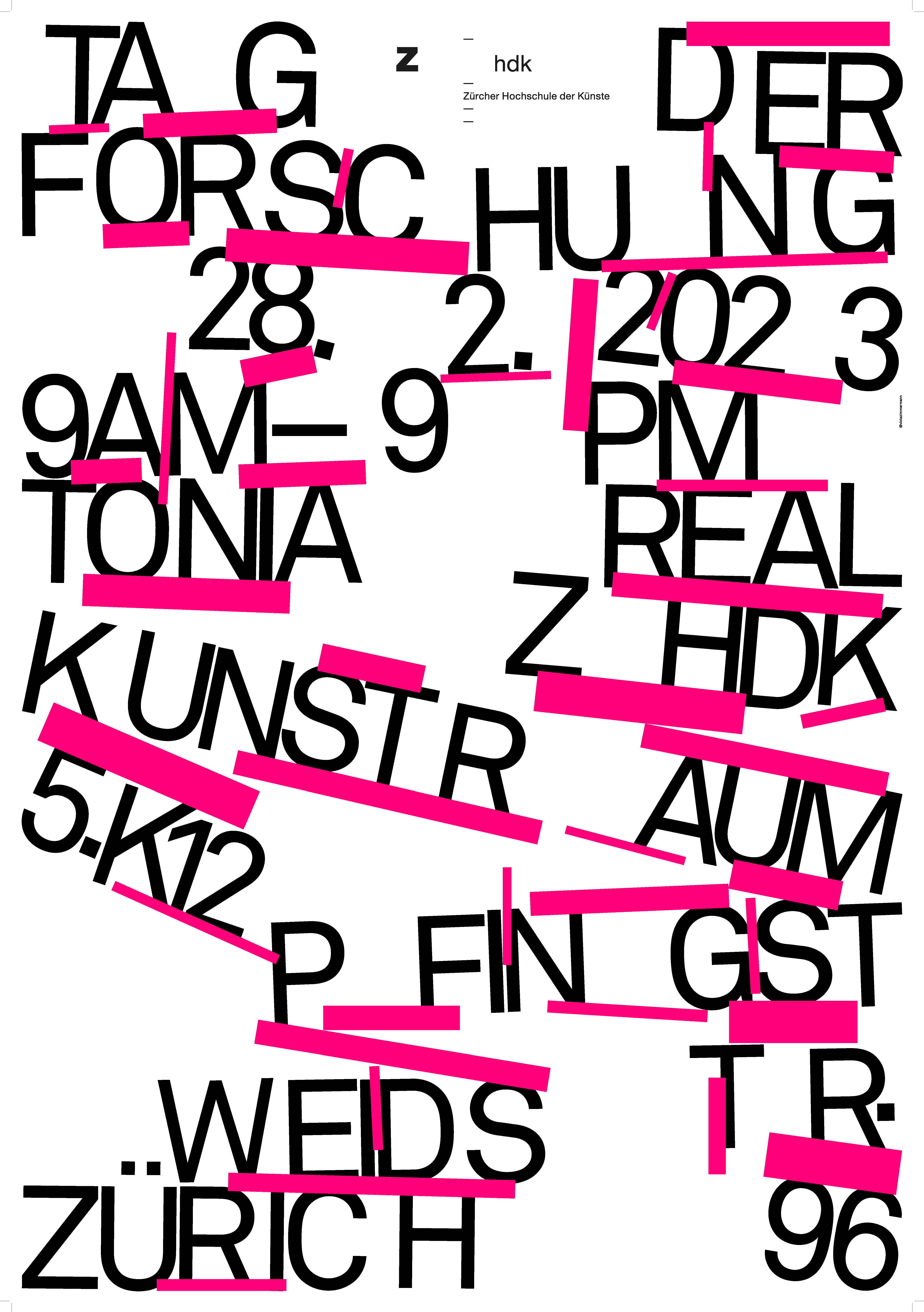 The ZHdK provides insights into current research projects on