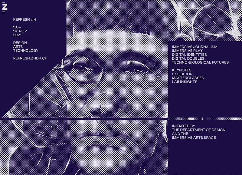 Visuelle Gestaltung für das Festival «REFRESH #4»