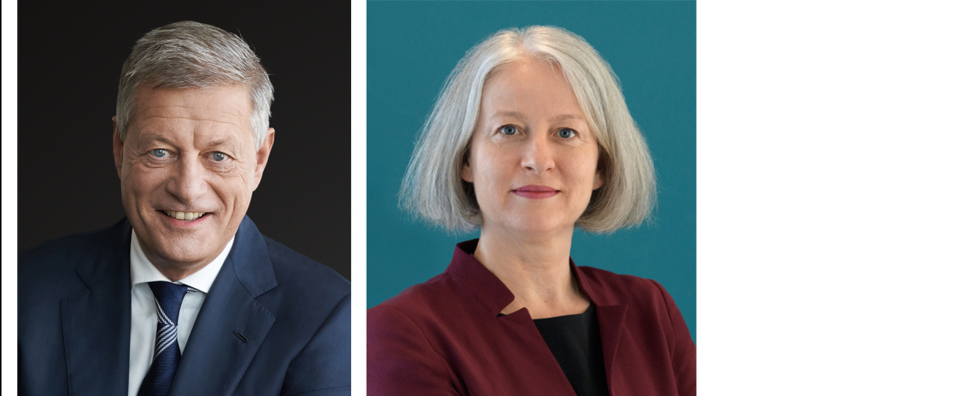 Bild: Porträt von Dr. Claude A. Lambert und Heike Pohl