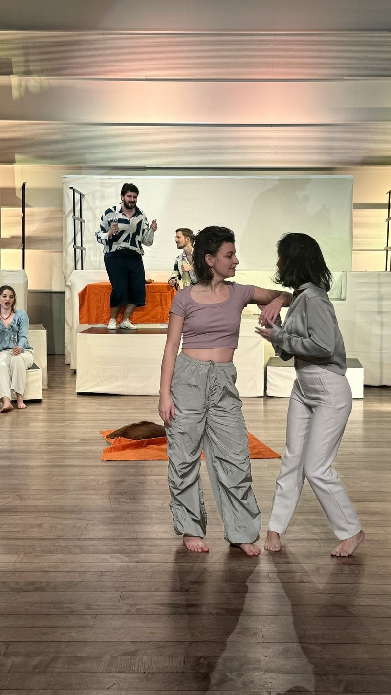 Dido and Aeneas - rehearsal picture