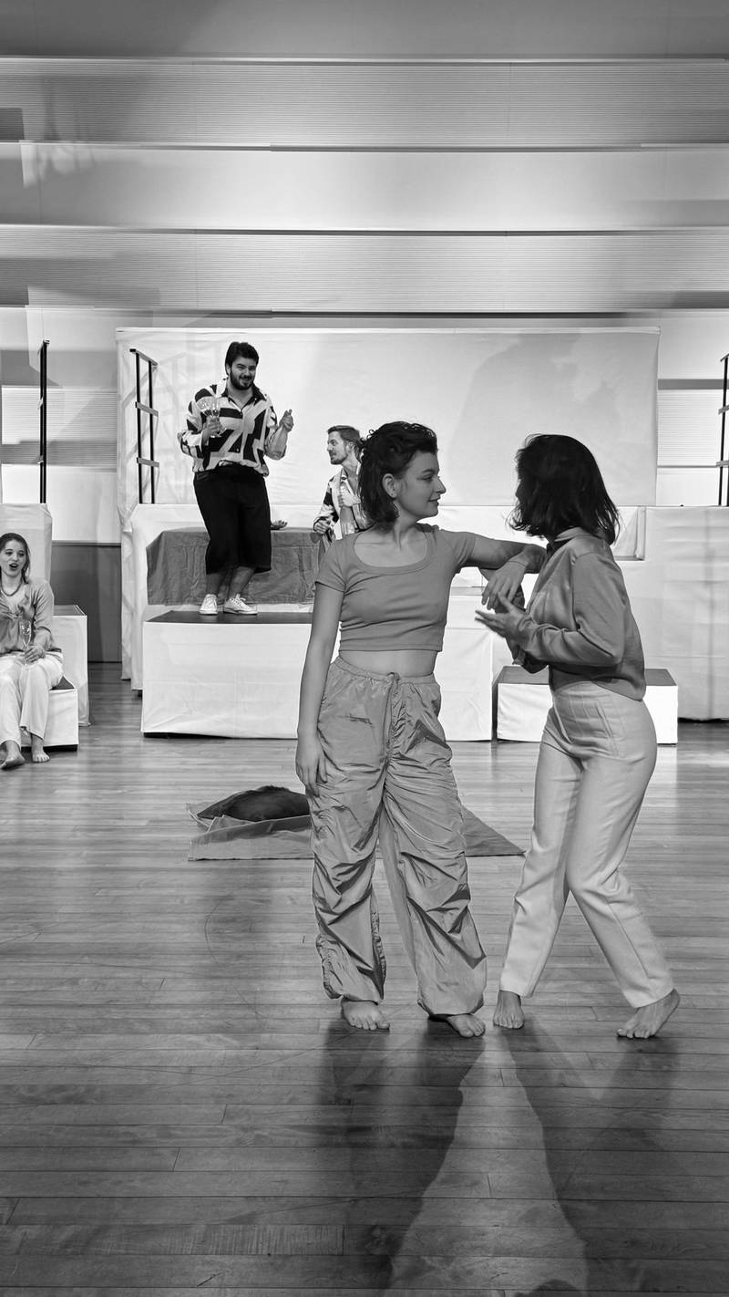 Dido and Aeneas - rehearsal picture